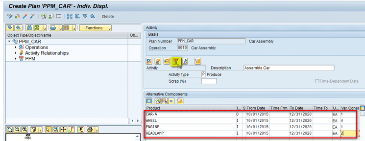 Exploit Demand Planning to Forecast Dependent Requirements in SAP